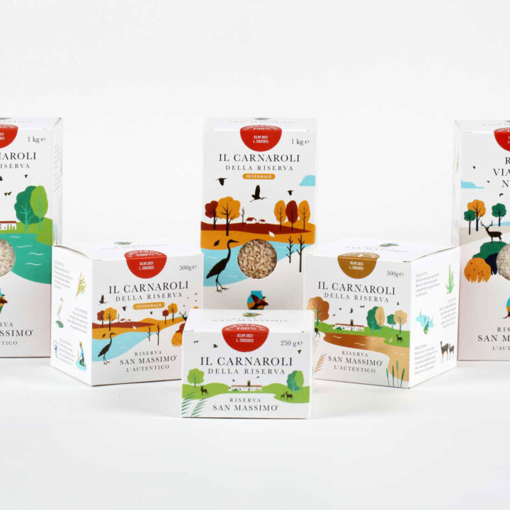 Nuove confezioni per il riso di Riserva San Massimo