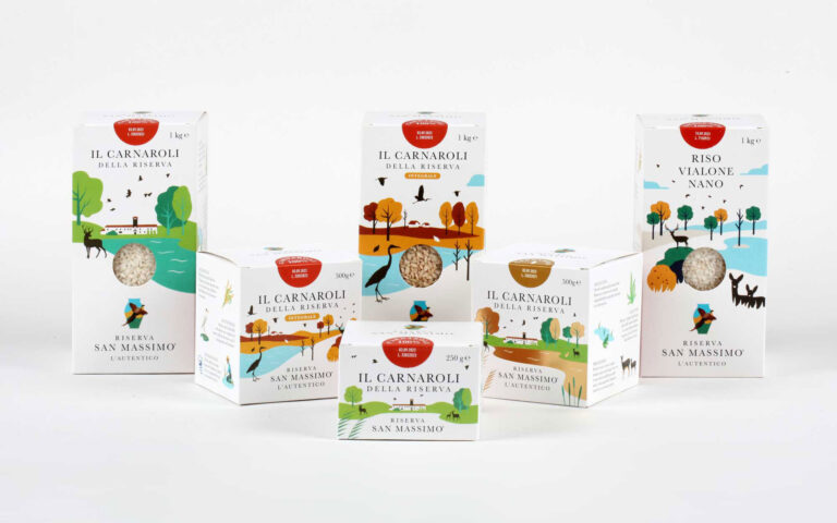 Nuove confezioni per il riso di Riserva San Massimo